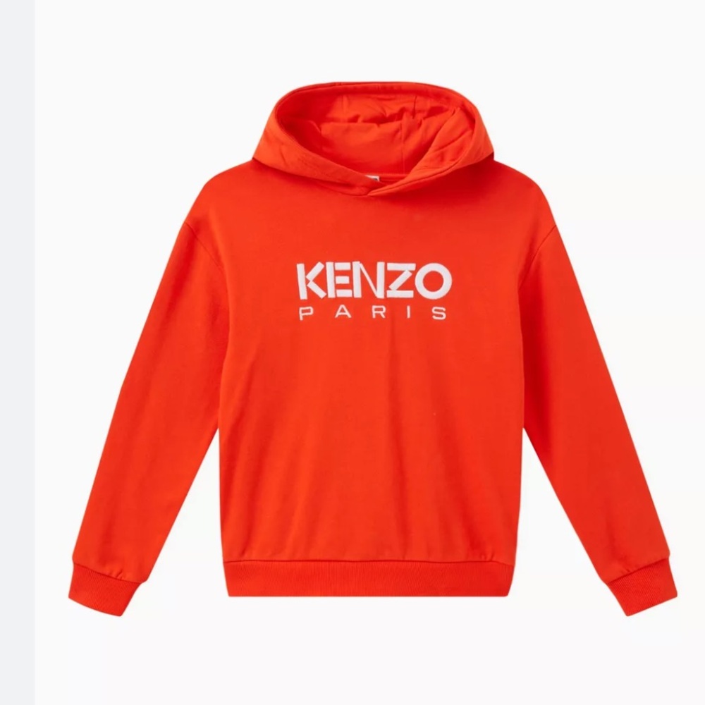 📌NWOT Kenzo Kids Embroidered Cotton Logo Hoodie